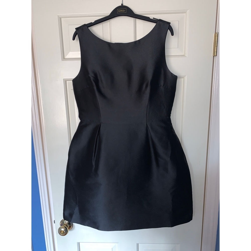Kate Spade Black Pleated Sheath Dress